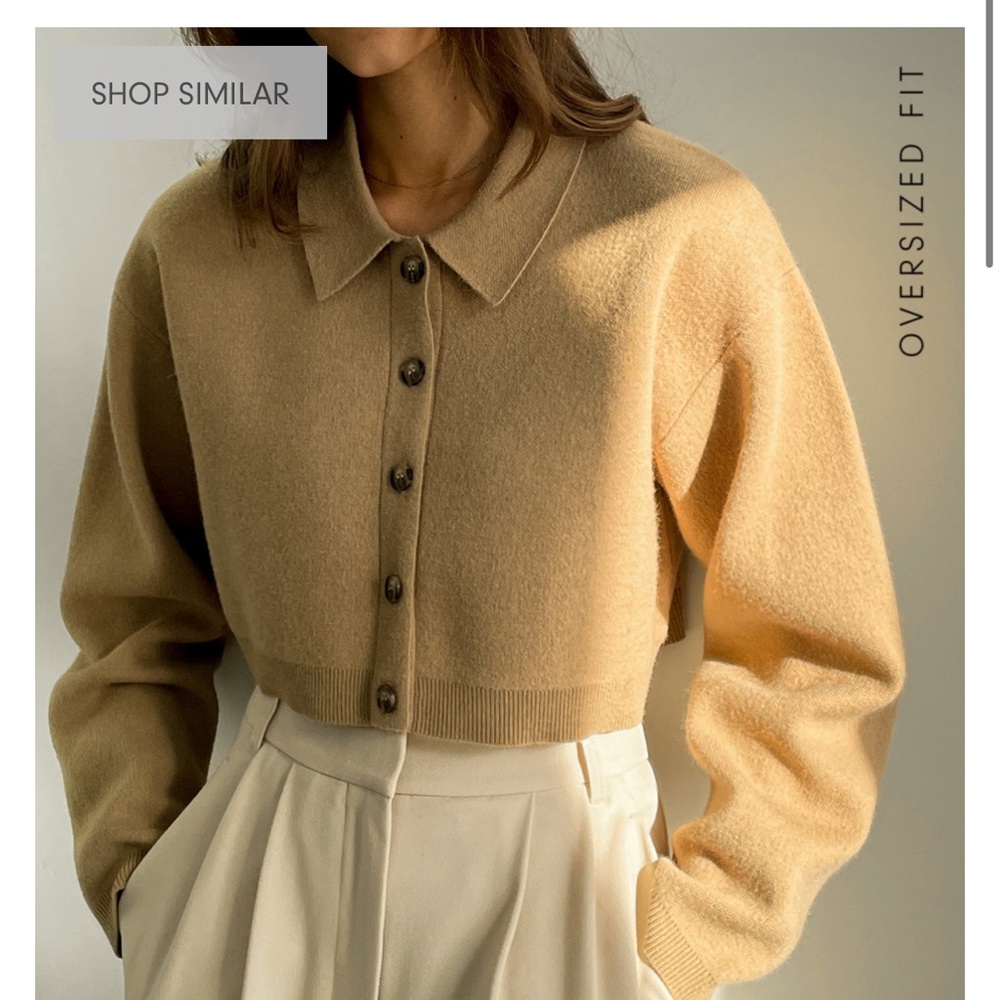 Oak + Fort Cropped Cardigan